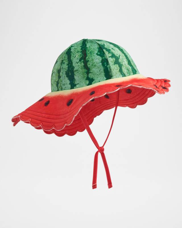 Girl's Nuka Floppy Sun Hat, Size 1